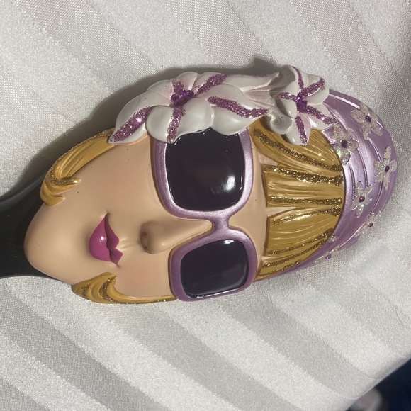 Vintage style handheld elegant lady mirror - Picture 3 of 4